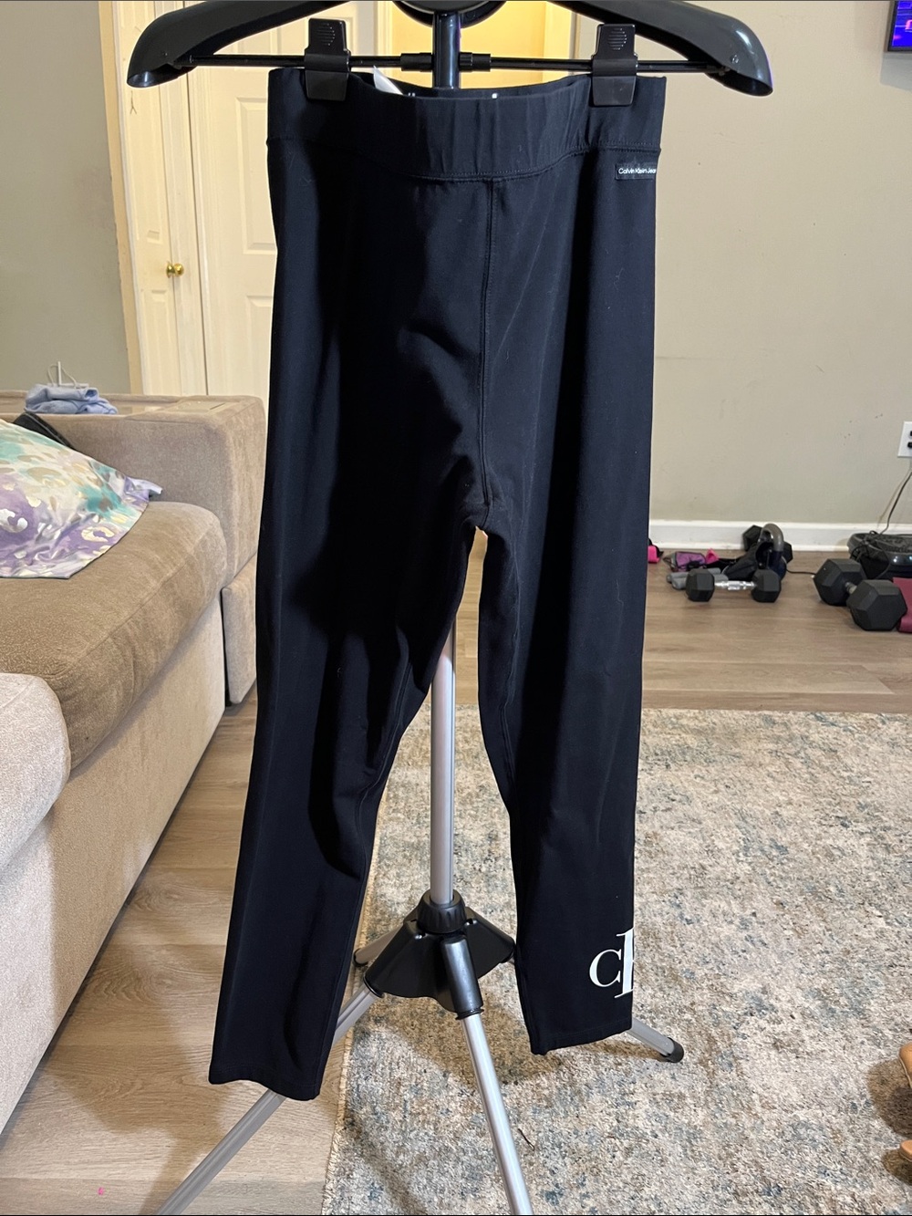 Calvin Klein Black Logo Yoga Leggings